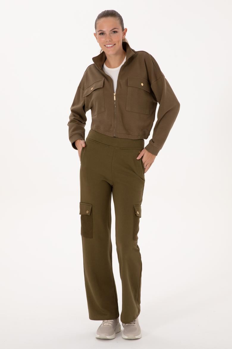 Kadın Haki Eşofman Altı