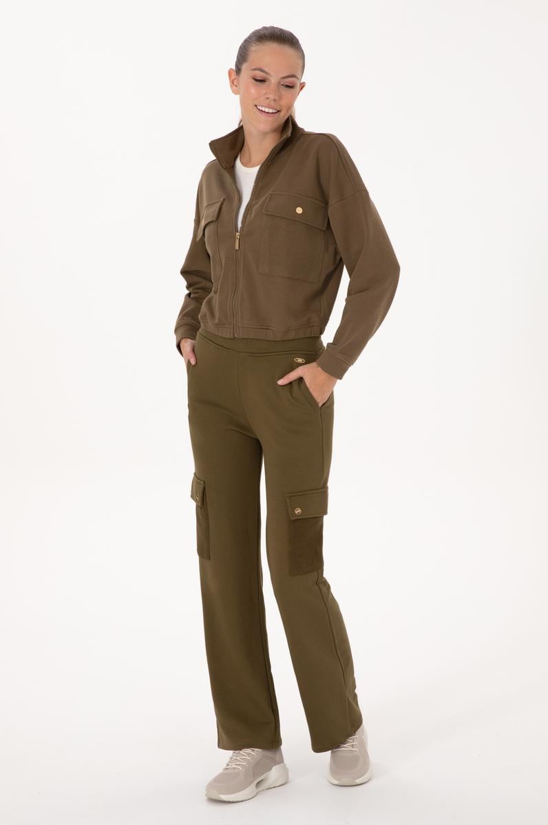 Kadın Haki Eşofman Altı