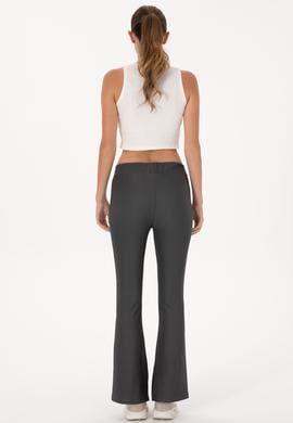 Kadın Antrasit İspanyol Paça Tayt - 50297274035