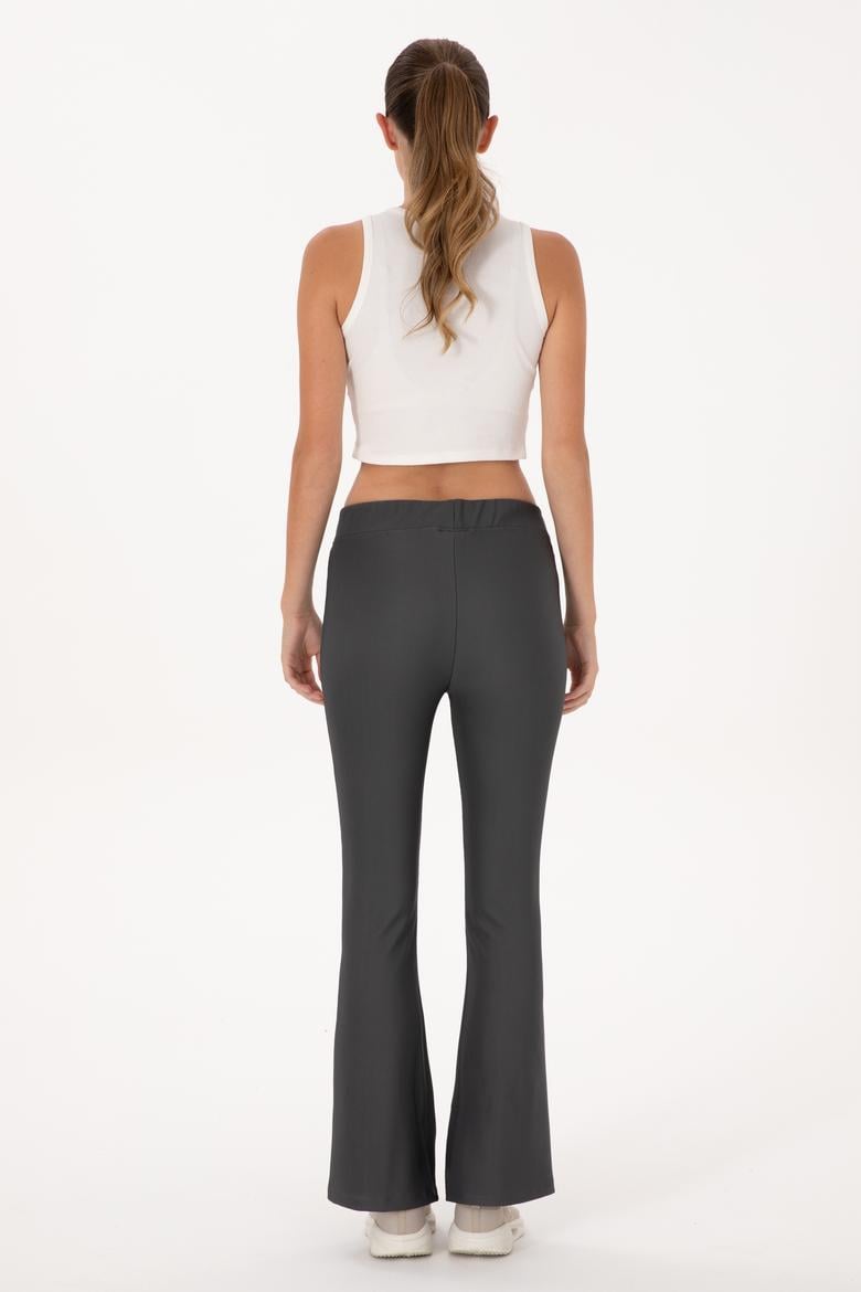 Kadın Antrasit İspanyol Paça Tayt - 50297274035