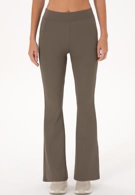 Kadın Vizon Yüksek Bel İspanyol Paça Tayt - 50305855062