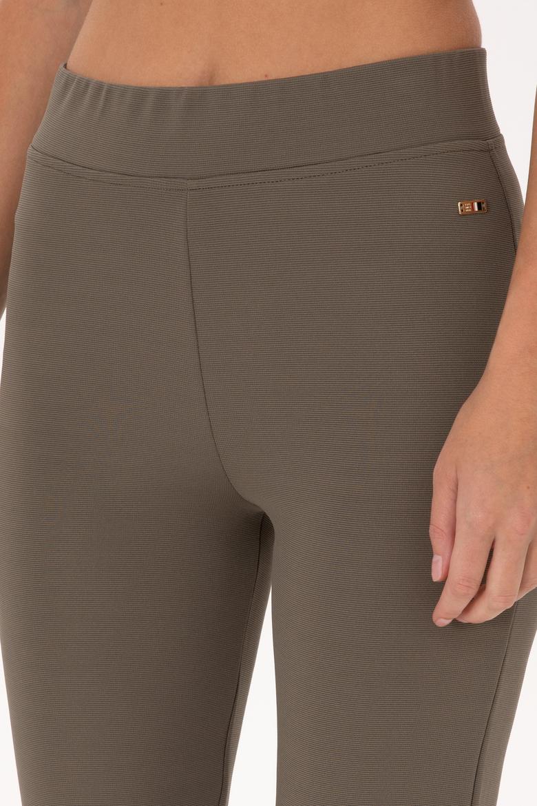 Kadın Vizon Yüksek Bel İspanyol Paça Tayt - 50305855062