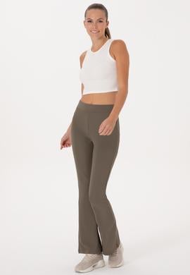 Kadın Vizon Yüksek Bel İspanyol Paça Tayt - 50305855062