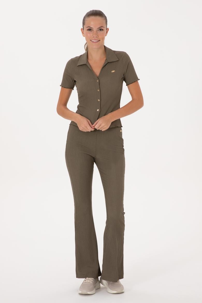 Kadın Vizon Örme Gömlek - 50299926021