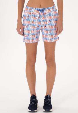 Kadın İndigo Örme Şort - 50300698012