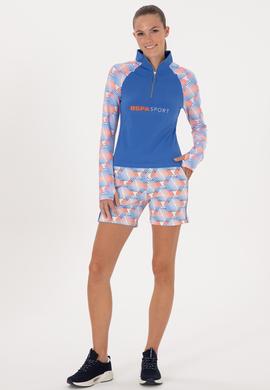 Kadın İndigo Örme Şort - 50300698012