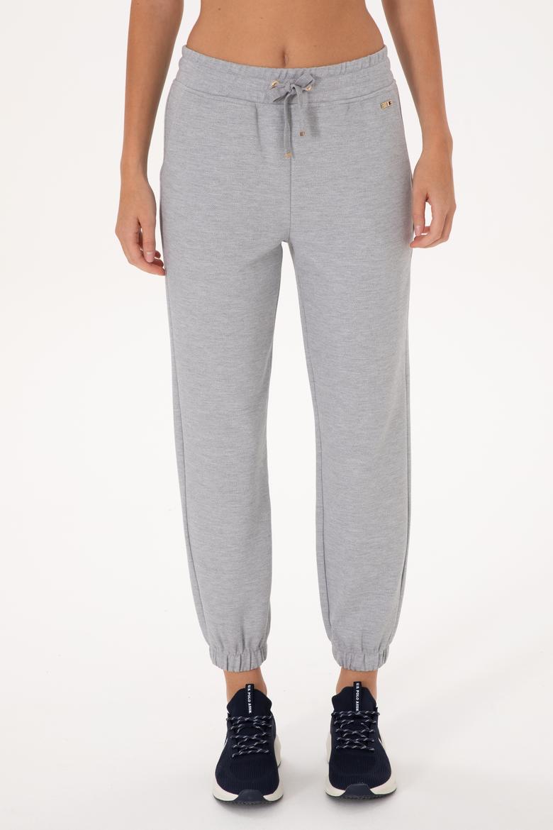 Kadın Gri Melanj Jogger Eşofman Altı - 50306710026