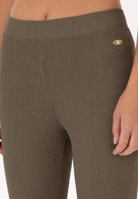 Kadın Vizon Yüksek Bel İspanyol Paça Tayt - 50300740011