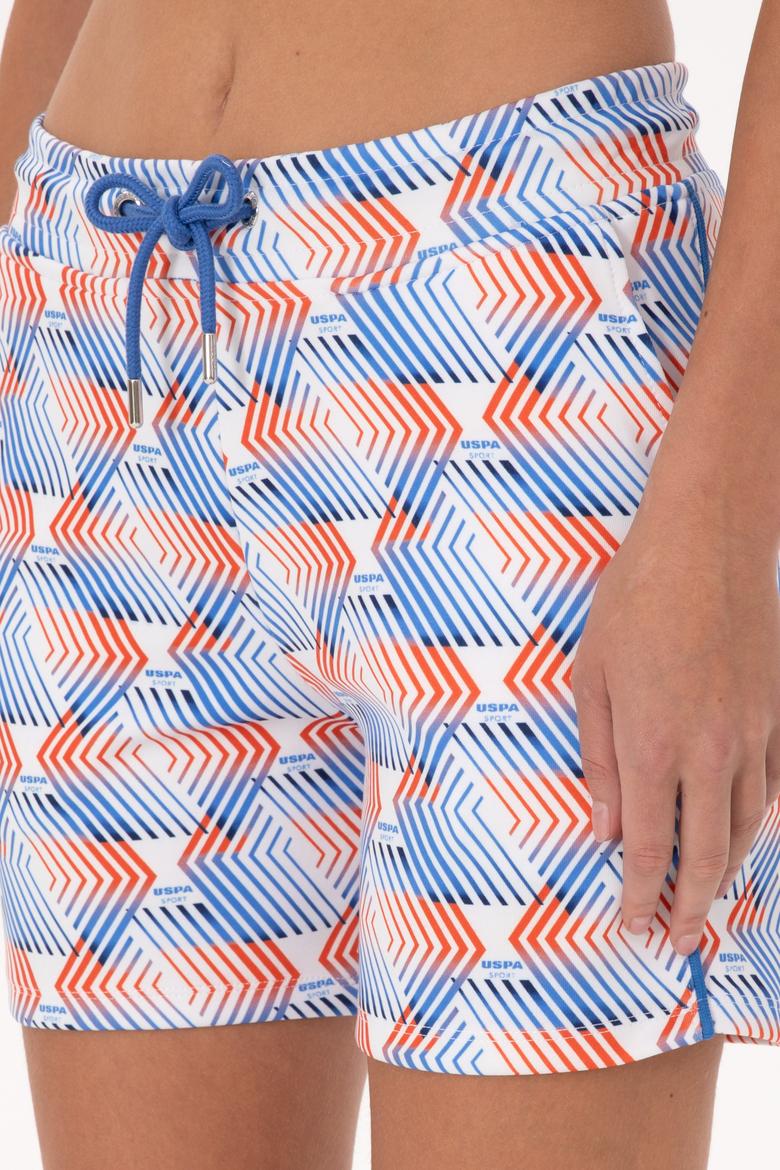 Kadın İndigo Örme Şort - 50300698012