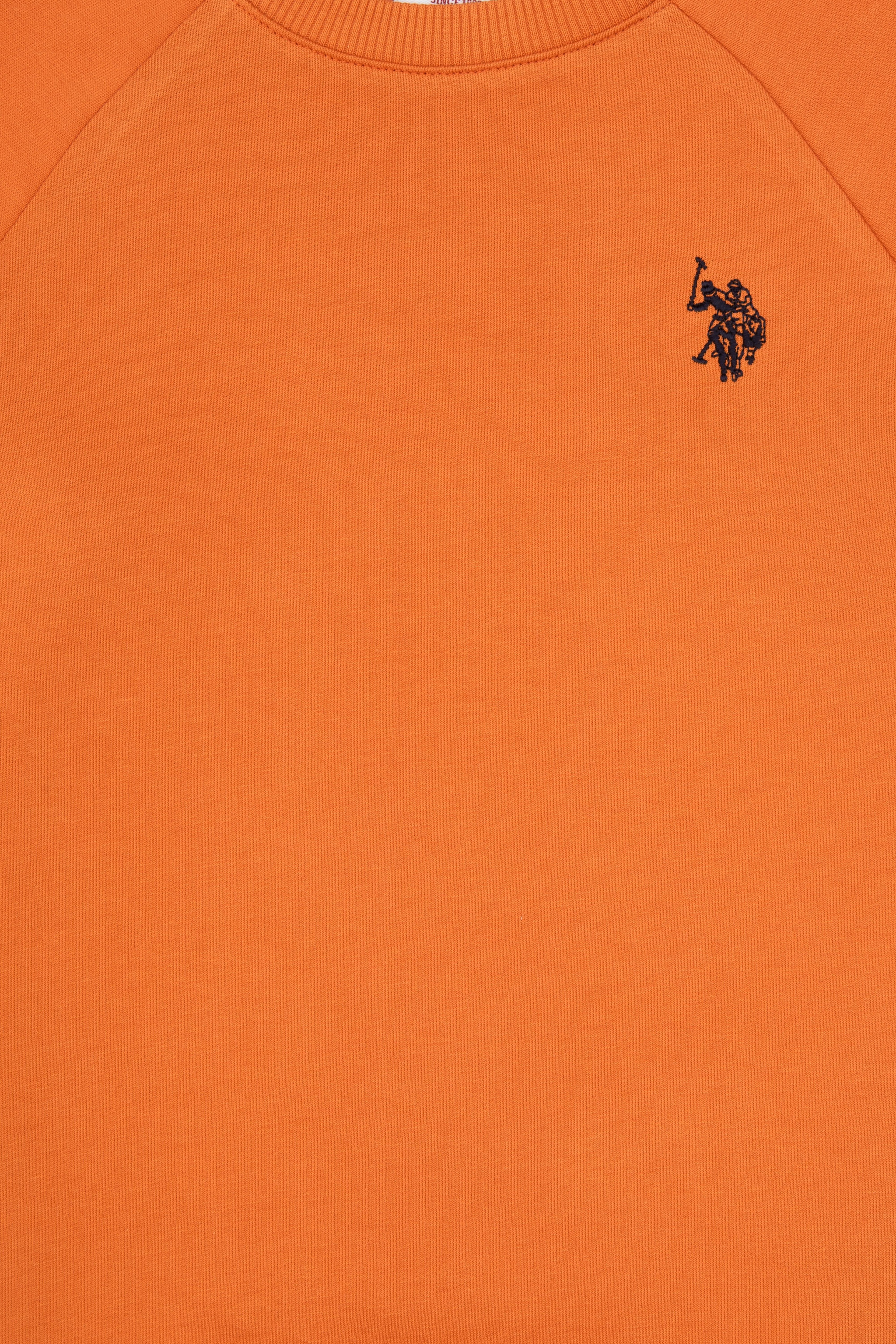 Erkek Çocuk Bakır Basic Bisiklet Yaka Sweatshirt