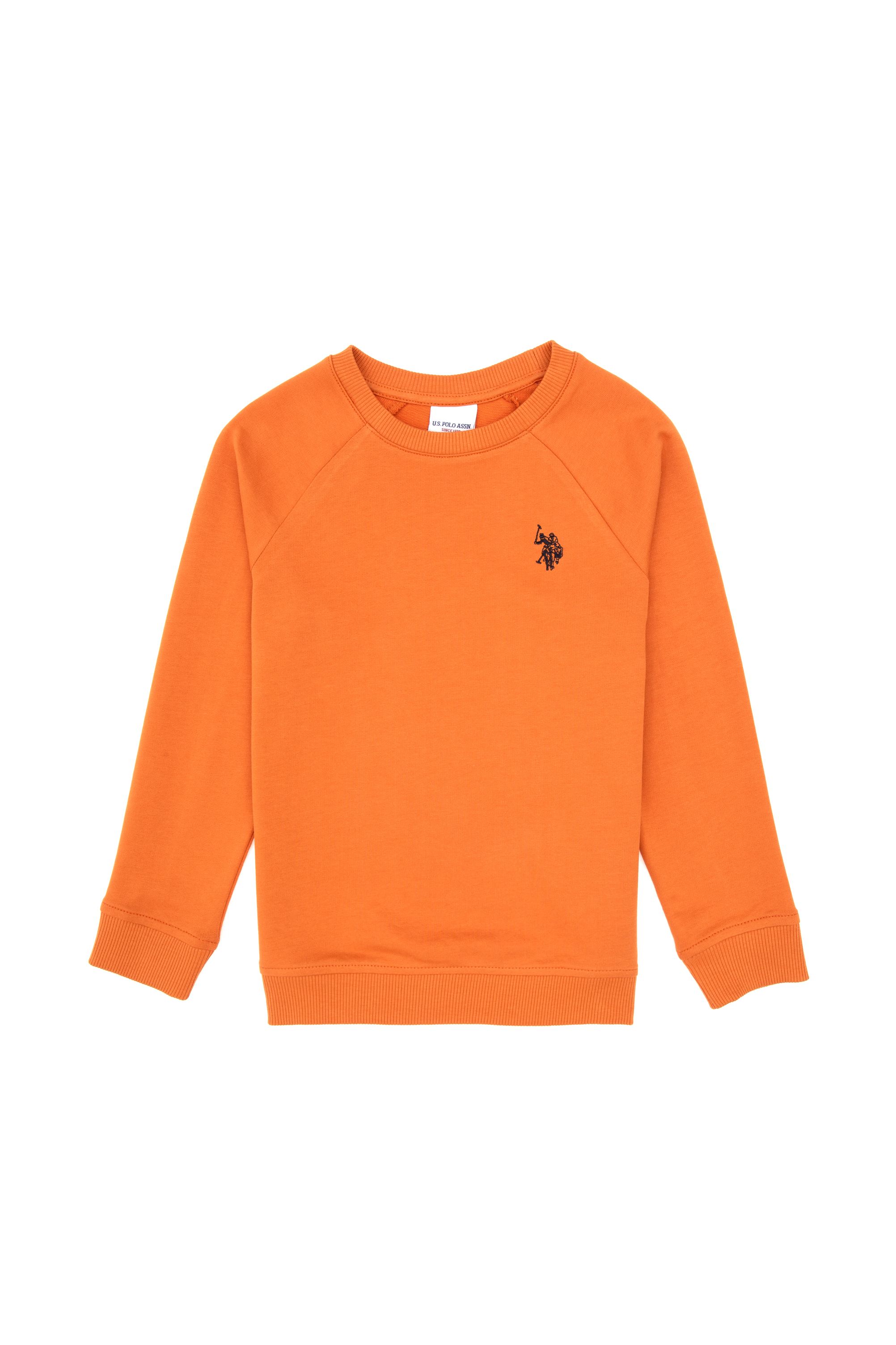 Erkek Çocuk Bakır Basic Bisiklet Yaka Sweatshirt