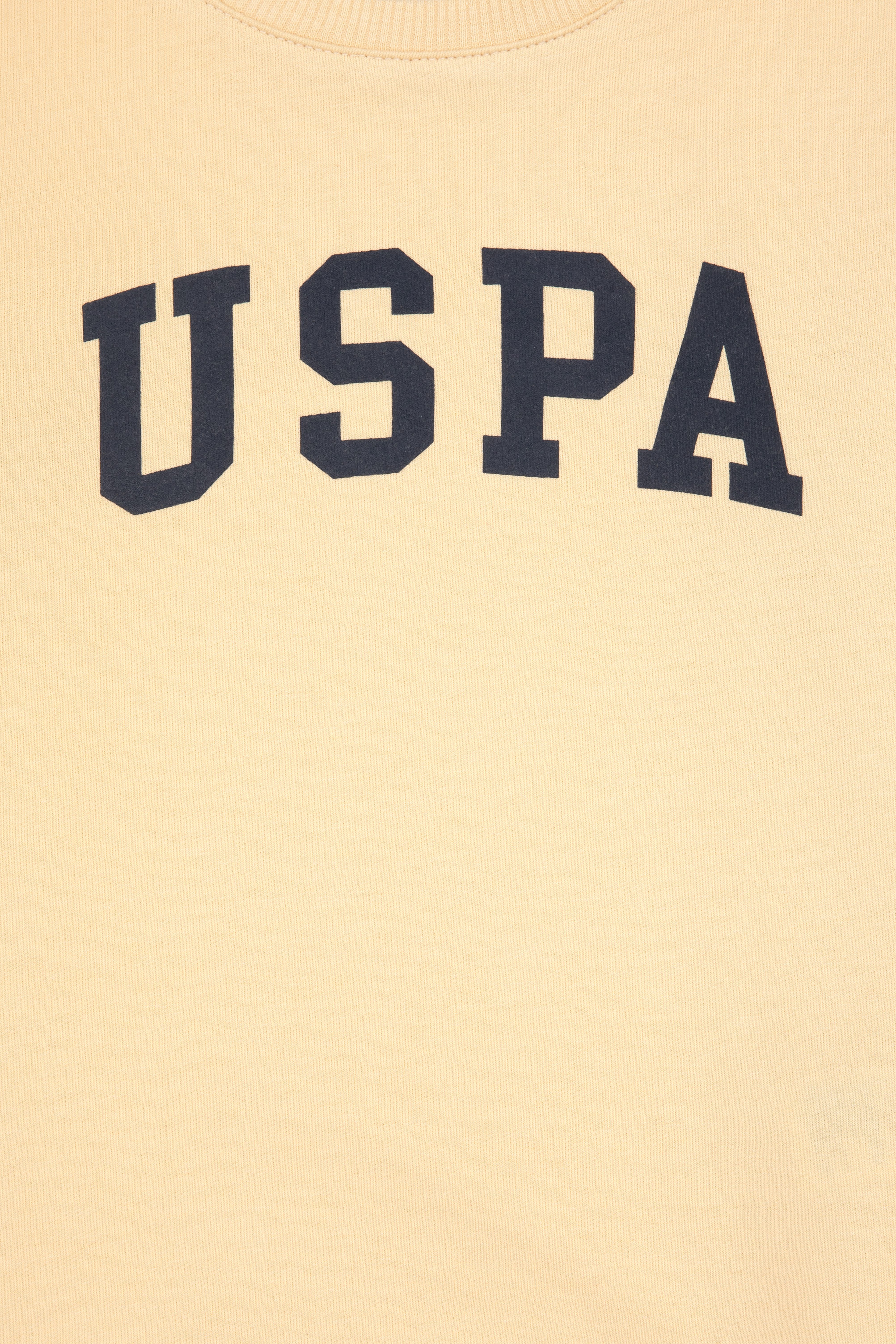 Erkek Çocuk Beyaz Basic Bisiklet Yaka Sweatshirt - Image 4