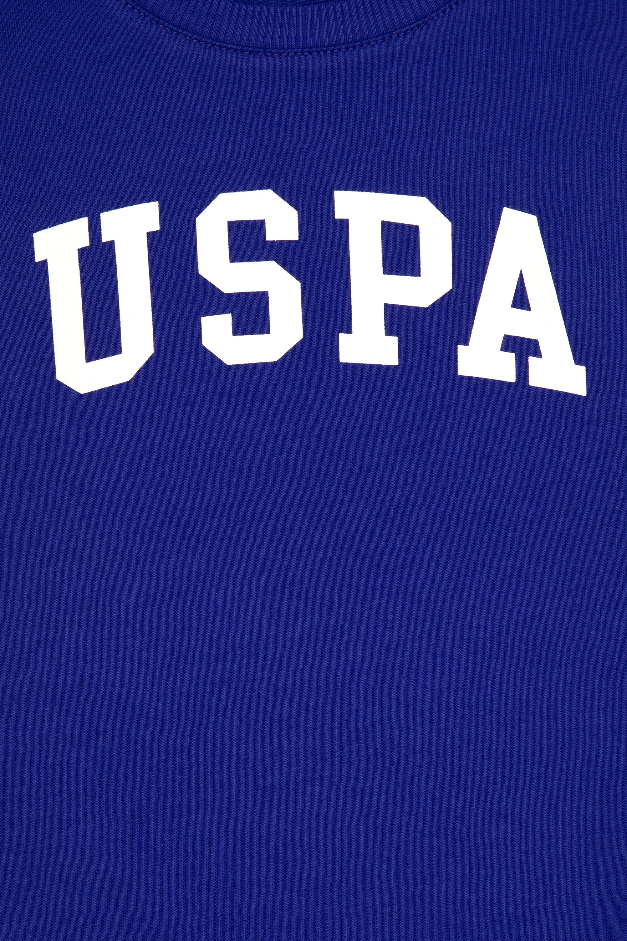 سویشرت یقه گرد ساده بنفش رگولار پسرانه یو اس پولو | U.S. Polo Assn. - تصویر 3