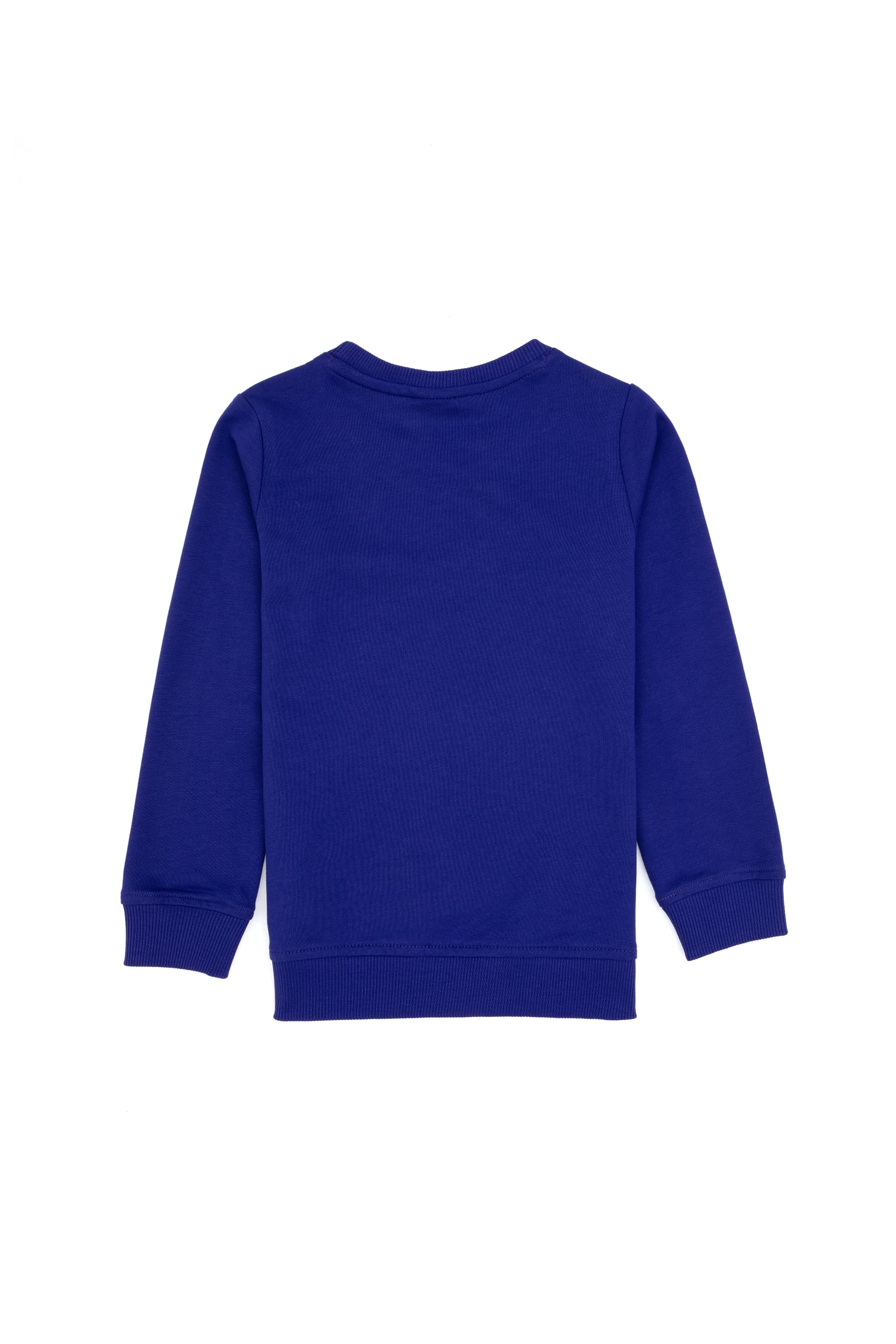 Erkek Çocuk Mor Basic Bisiklet Yaka Sweatshirt - Image 2