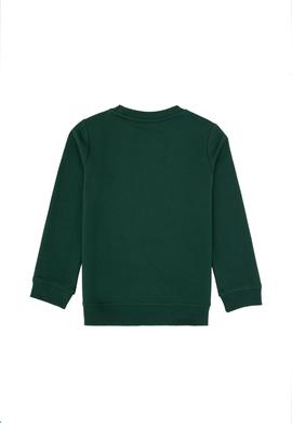 Erkek Çocuk Koyu Yeşil Basic Bisiklet Yaka Sweatshirt - 50313994039