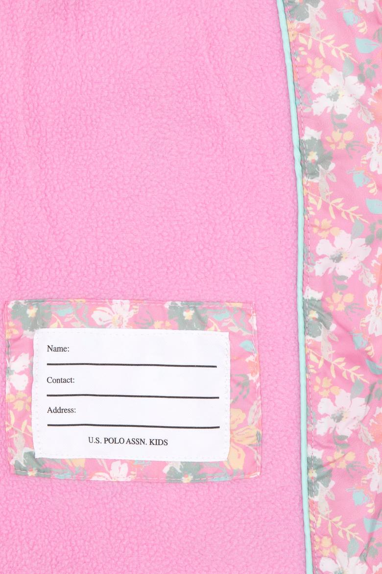 Kız Çocuk Pembe Kapüşonlu Şişme Yelek - 50313062014