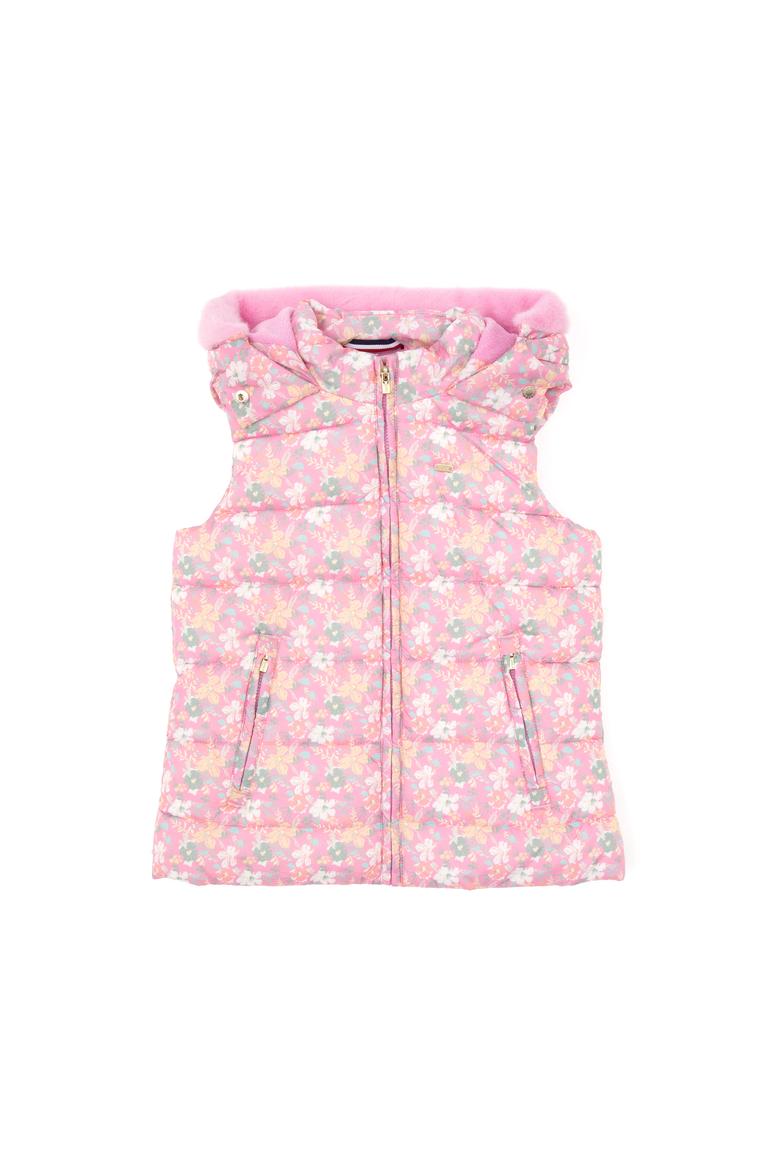 Kız Çocuk Pembe Kapüşonlu Şişme Yelek - 50313062014