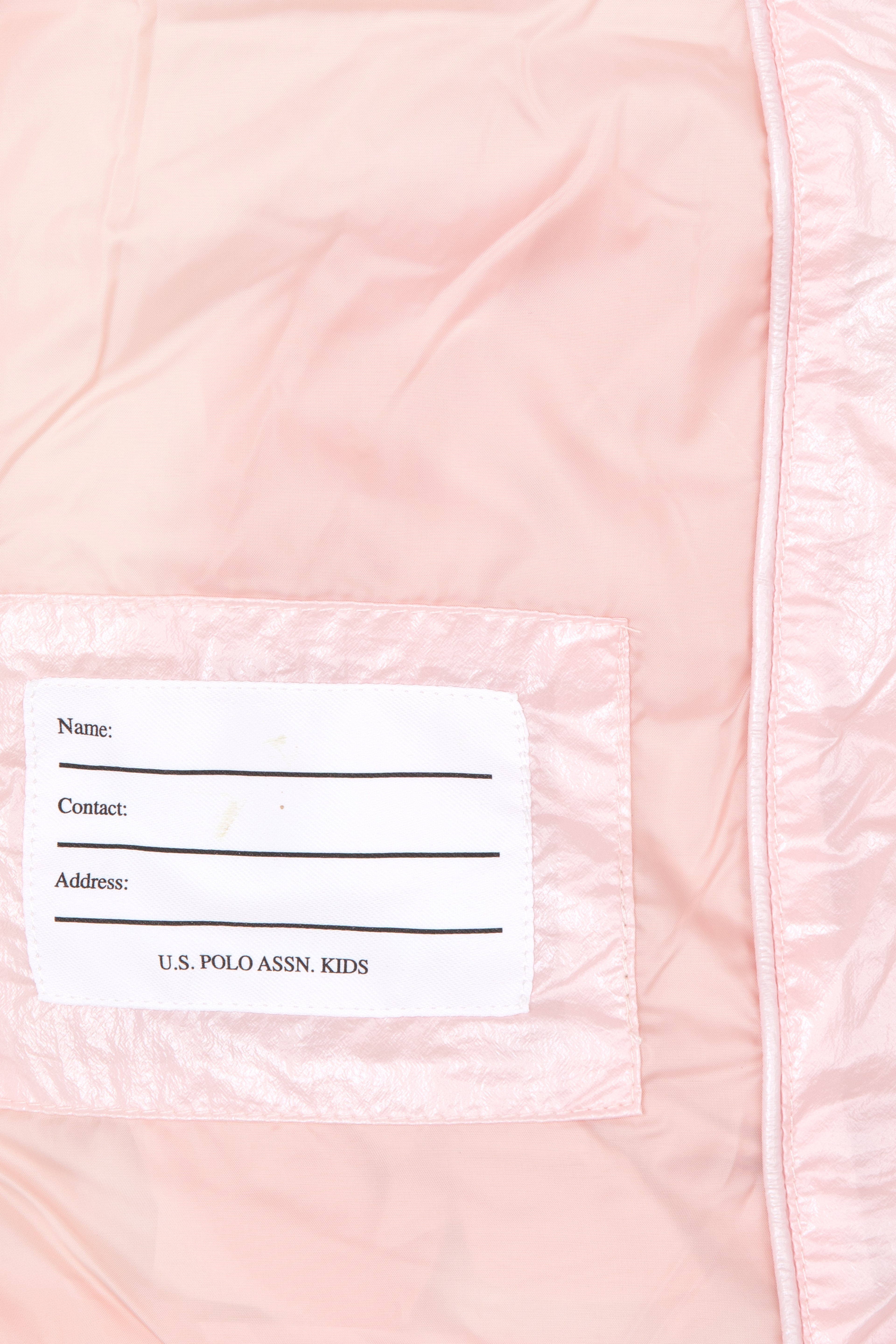 Kız Çocuk Açık Pembe Kapüşonlu Mont