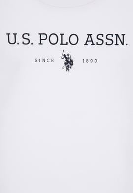 Erkek Çocuk Beyaz Bisiklet Yaka Sweatshirt - 50313900018