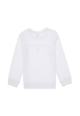 Erkek Çocuk Beyaz Bisiklet Yaka Sweatshirt - 50313900018