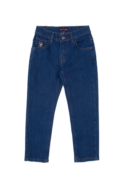 Erkek Çocuk Koyu Mavi Jean Pantolon