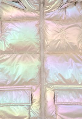 Kız Çocuk Krem Kapüşonlu Kaban - 50313072011