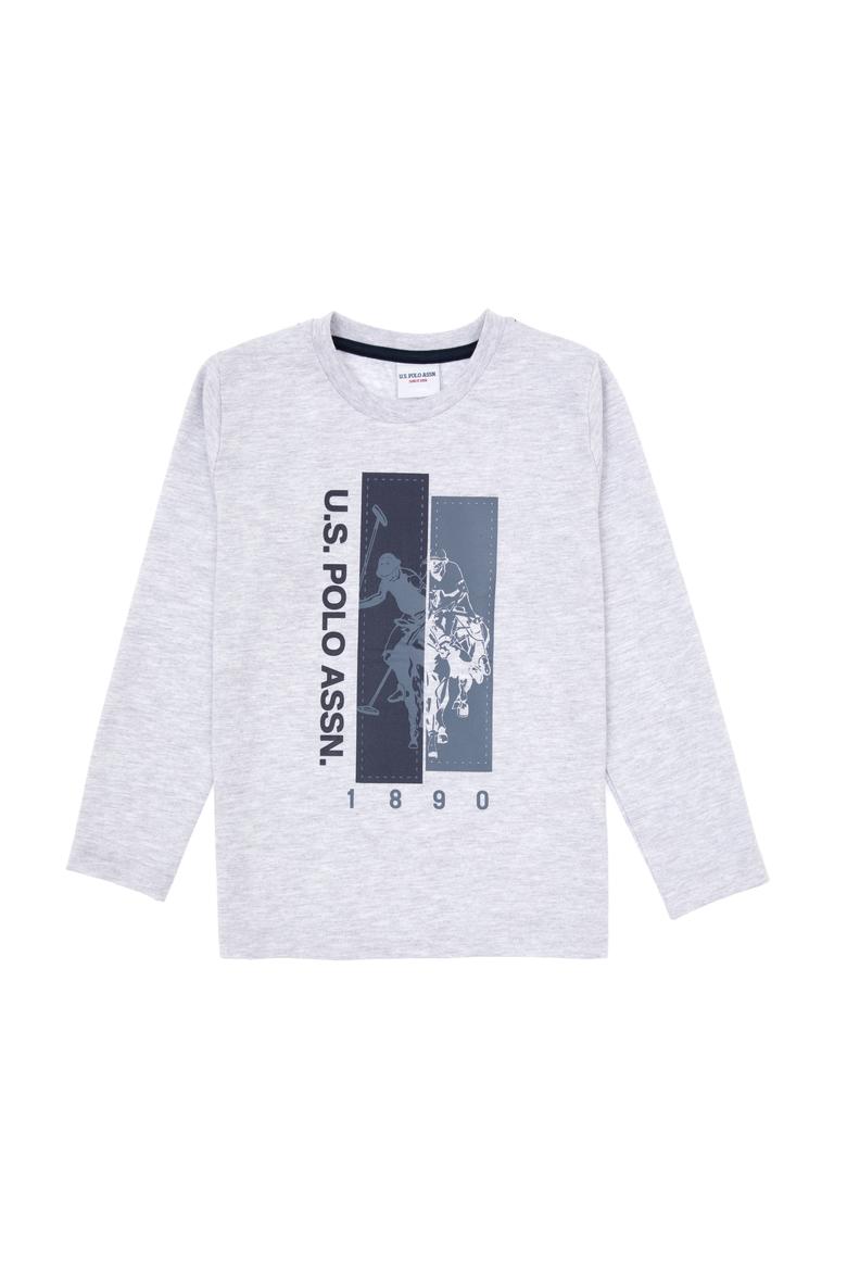 Erkek Çocuk Gri Melanj Pijama Takımı - 50318566011