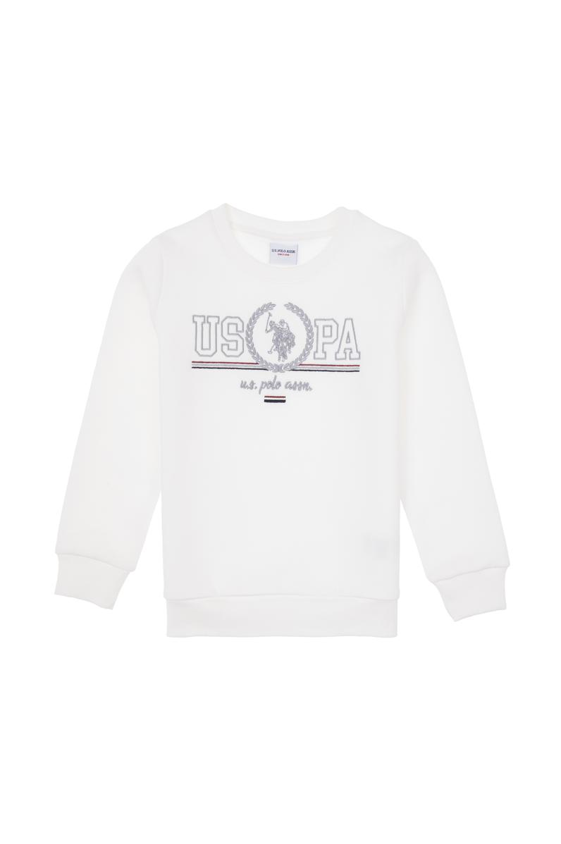 Erkek Çocuk Beyaz Pijama Takımı