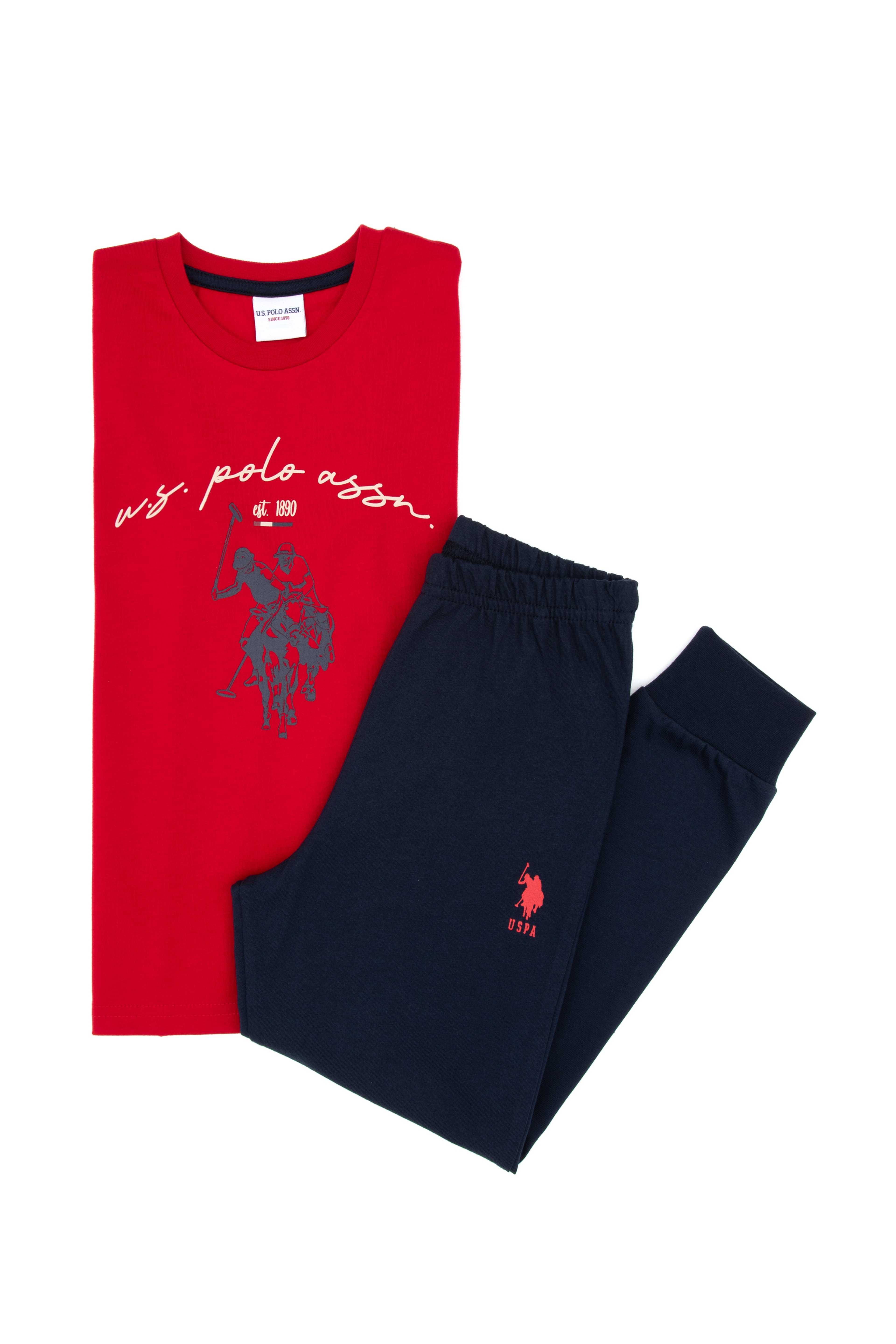 Erkek Çocuk Kırmızı Pijama Takımı - Image 1