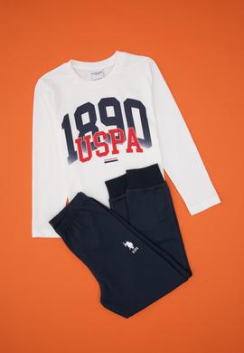 Erkek Çocuk Beyaz Pijama Takımı - 50318565010