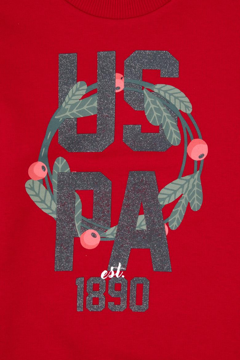 Kız Çocuk Kırmızı Yılbaşı Temalı Eşofman Takımı - 50318963004