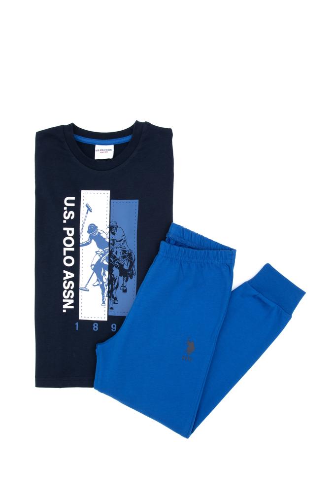 Erkek Çocuk Lacivert Pijama Takımı