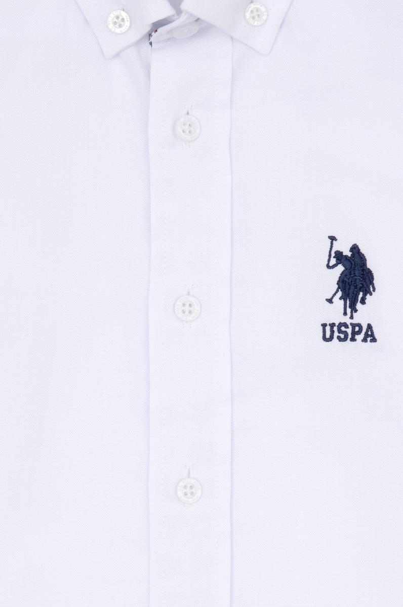 Erkek Çocuk Beyaz Uzun Kollu Gömlek