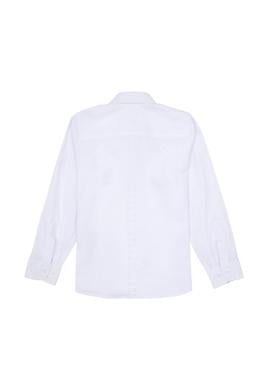 Erkek Çocuk Beyaz Uzun Kollu Gömlek - 50316701019