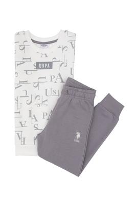 Erkek Çocuk Beyaz Pijama Takımı - 50318691005