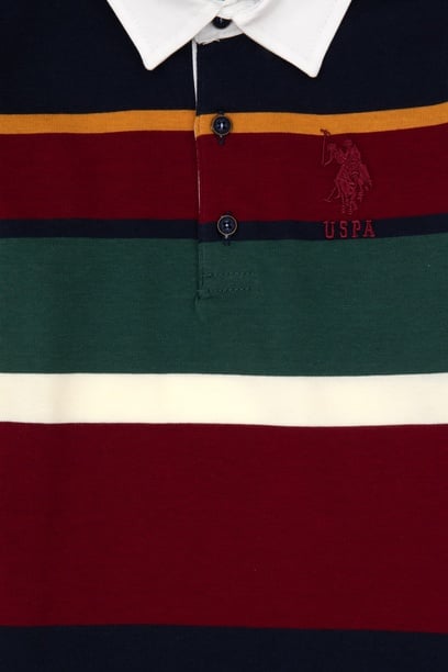Erkek Çocuk Lacivert Polo Yaka Sweatshirt