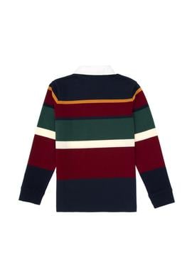 Erkek Çocuk Lacivert Polo Yaka Sweatshirt - 50308763018