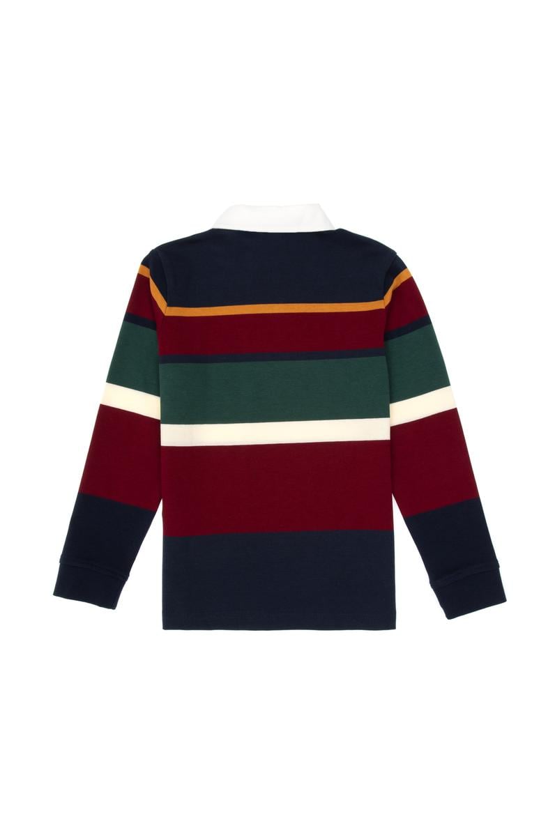 Erkek Çocuk Lacivert Polo Yaka Sweatshirt