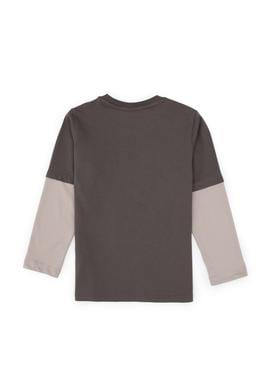 Erkek Çocuk Vizon Bisiklet Yaka Süprem Sweatshirt - 50316495008