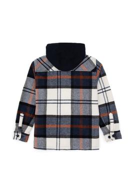 Erkek Çocuk Açık Lacivert Uzun Kollu Gömlek - 50309707064