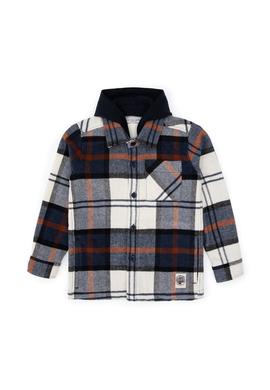 Erkek Çocuk Açık Lacivert Uzun Kollu Gömlek - 50309707064