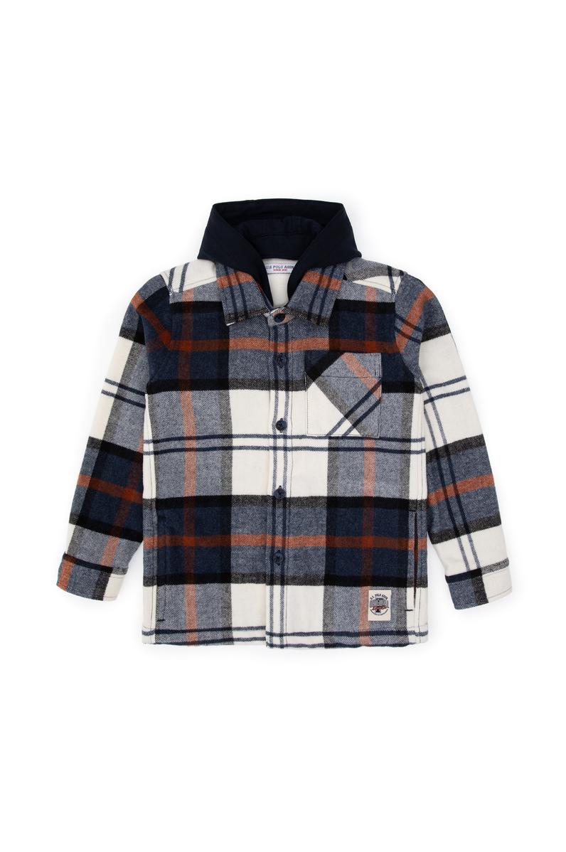 Erkek Çocuk Açık Lacivert Uzun Kollu Gömlek