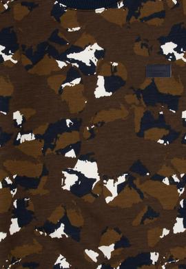 Erkek Çocuk Kahverengi Bisiklet Yaka Sweatshirt - 50308551022