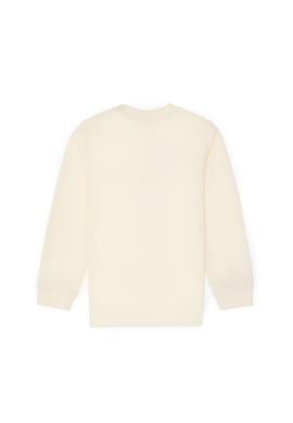 Kız Çocuk Krem Bisiklet Yaka Basic Sweatshirt - 50317883015