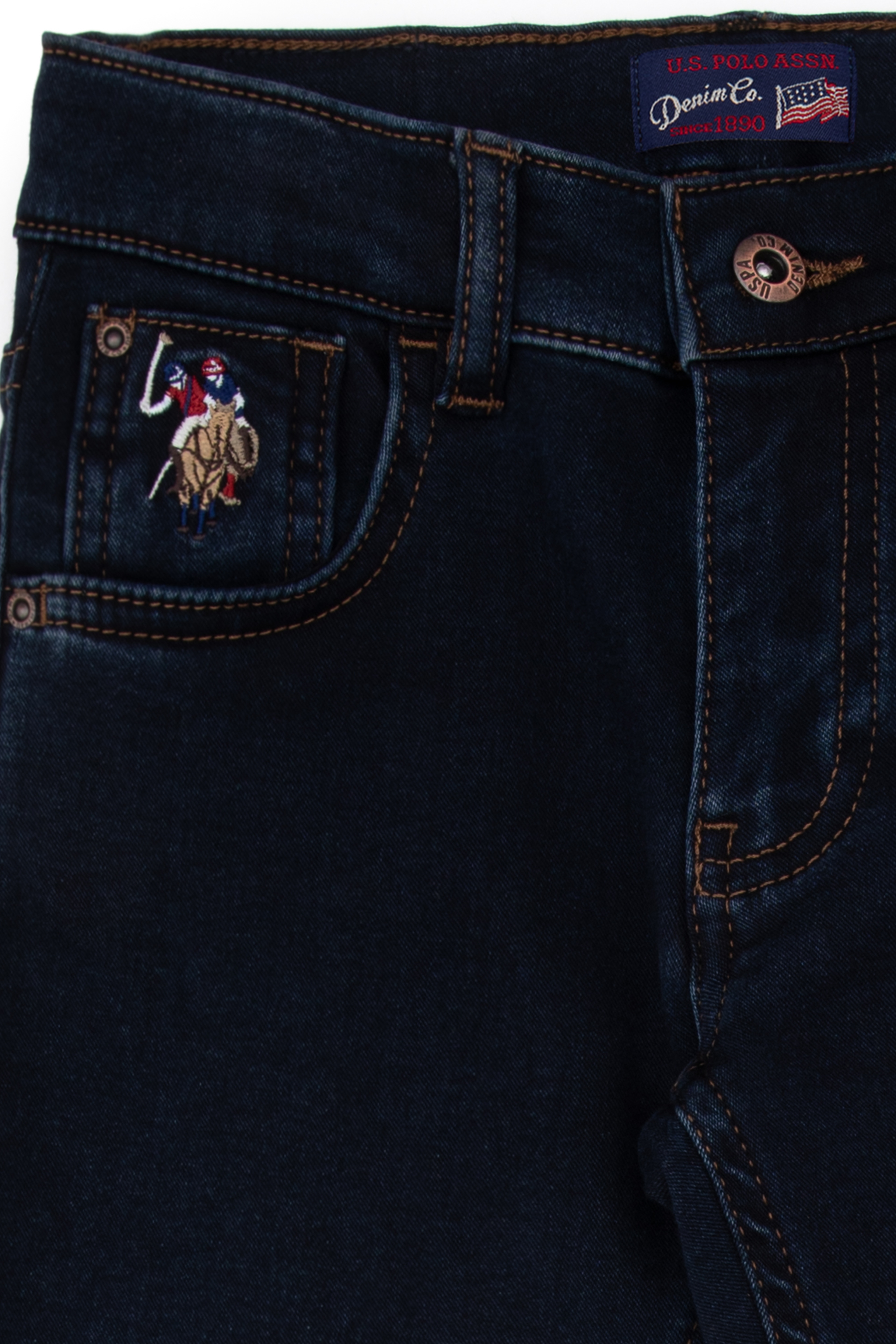 Erkek Çocuk Koyu Mavi Jean Pantolon - Image 4