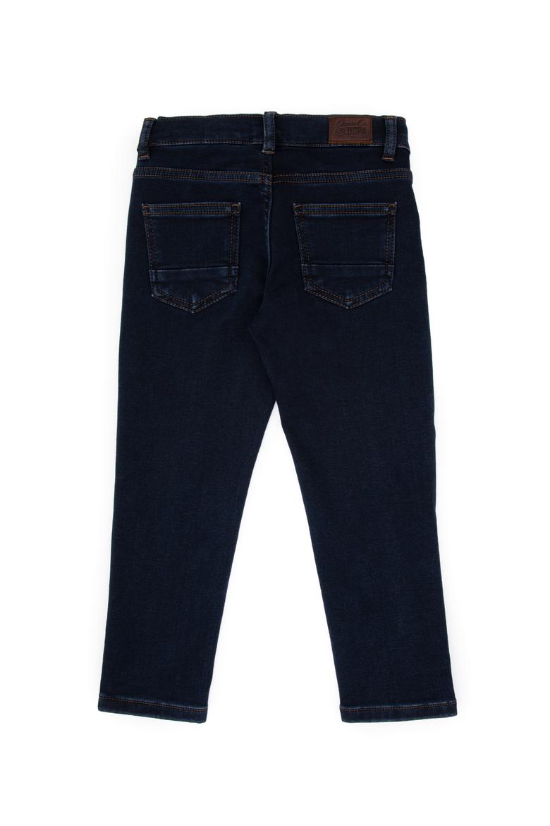 Erkek Çocuk Koyu Mavi Jean Pantolon - 50316756001