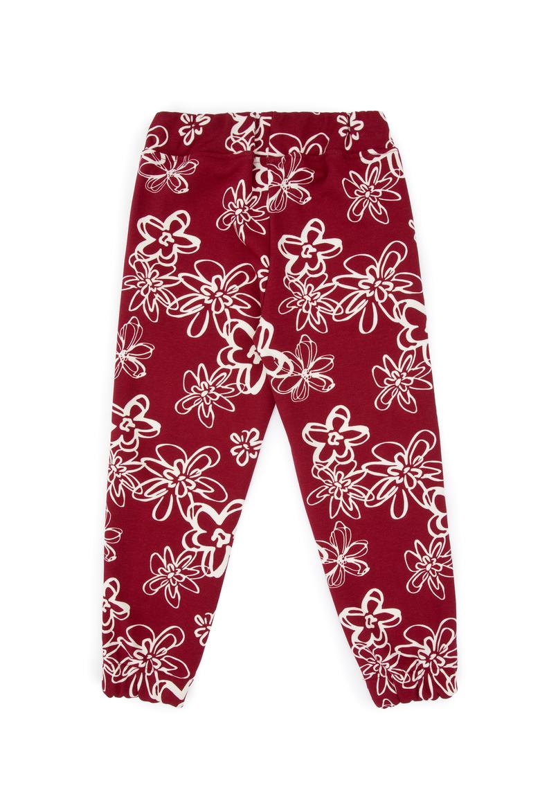 Kız Çocuk Koyu Frambuaz Jogger Eşofman Altı - 50317934008