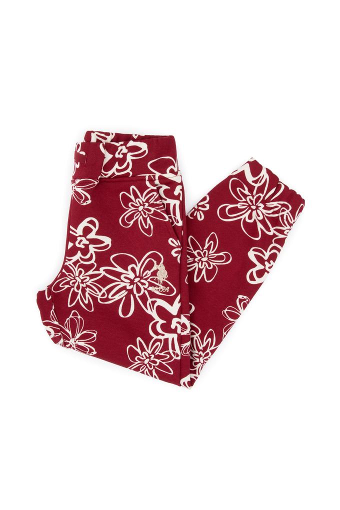 Kız Çocuk Koyu Frambuaz Jogger Eşofman Altı