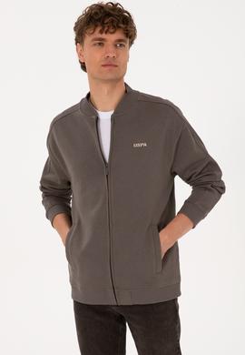 Erkek Vizon Örme Hırka - 50315612009