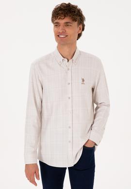 Erkek Krem Uzun Kollu Gömlek - 50316640014